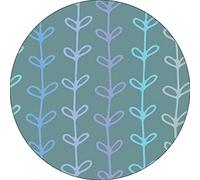 Bonateks, Round Digital Printed Mouse Pad, Non-Slip Base, for Office and Home, Diameter:22cm