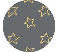 Bonateks, Round Digital Printed Mouse Pad, Non-Slip Base, for Office and Home, Diameter:22cm