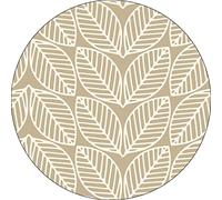 Bonateks, Round Digital Printed Mouse Pad, Non-Slip Base, for Office and Home, Diameter:22cm