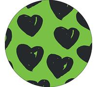 Bonateks, Round Digital Printed Mouse Pad, Non-Slip Base, for Office and Home, Diameter:22cm