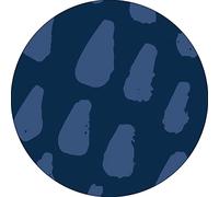 Bonateks, Round Digital Printed Mouse Pad, Non-Slip Base, for Office and Home, Diameter:22cm