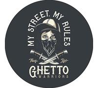 Bonateks, Round Digital Printed Mouse Pad, Non-Slip Base, for Office and Home, Diameter:22cm