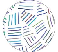 Bonateks, Round Digital Printed Mouse Pad, Non-Slip Base, for Office and Home, Diameter:22cm