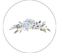 Bonateks, Round Digital Printed Mouse Pad, Non-Slip Base, for Office and Home, Diameter:22cm