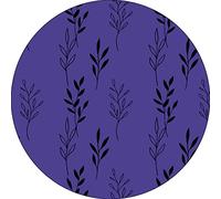 Bonateks, Round Digital Printed Mouse Pad, Non-Slip Base, for Office and Home, Diameter:22cm