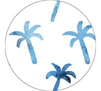 Bonateks, Round Digital Printed Mouse Pad, Non-Slip Base, for Office and Home, Diameter:22cm