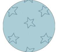 Bonateks, Round Digital Printed Mouse Pad, Non-Slip Base, for Office and Home, Diameter:22cm