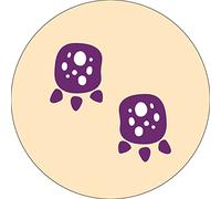 Bonateks, Round Digital Printed Mouse Pad, Non-Slip Base, for Office and Home, Diameter:22cm