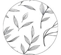 Bonateks, Round Digital Printed Mouse Pad, Non-Slip Base, for Office and Home, Diameter:22cm