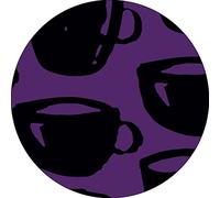 Bonateks, Round Digital Printed Mouse Pad, Non-Slip Base, for Office and Home, Diameter:22cm