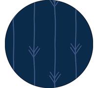 Bonateks, Round Digital Printed Mouse Pad, Non-Slip Base, for Office and Home, Diameter:22cm