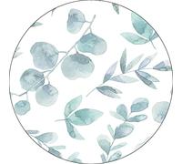 Bonateks, Round Digital Printed Mouse Pad, Non-Slip Base, for Office and Home, Diameter:22cm