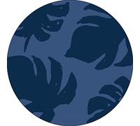 Bonateks, Round Digital Printed Mouse Pad, Non-Slip Base, for Office and Home, Diameter:22cm