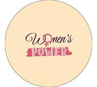 Bonateks, Round Digital Printed Mouse Pad, Non-Slip Base, for Office and Home, Diameter:22cm