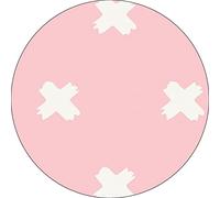 Bonateks, Round Digital Printed Mouse Pad, Non-Slip Base, for Office and Home, Diameter:22cm