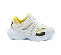 Bonateks Women's Defrb100016 Sneaker, White, 3.5 UK