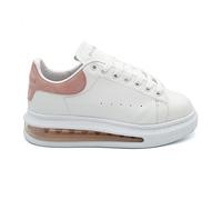 Bonateks Women's Defrby100002 Sneaker, White, 4 UK