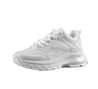 Bonateks Women's Defrby100160 Sneaker, White, 6 UK