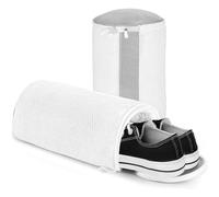 BONAVCY Trainer Wash Bag for Washing Machine, 2 Pack Reusable Shoe Washing Machine Bags with Zipper and Breathable Mesh for Laundry Shoes Cleaning