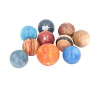 Bonbela 10Pcs Solar System Stress Balls Space Planets Sensory Toys for Hand Therapy ADHD Relief with Sun Moon PU Foam Squeeze Ball Set