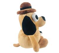 Bonbela 25CM Dog Plush Toy This is Fine Dog Stuffed Animal Doll Soft Plush Kawaii Gift with Squeezable Filler for Festivals Parties