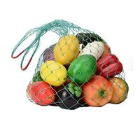 Bonbela 2pcs Home Reusable Nylon Mesh Fruit Storage Bag String Grocery Shopping Bags