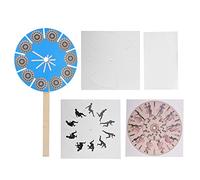 Bonbela 4Pcs Phenakistoscope Science Experiment Toy DIY Assemble Educational Toy for Kids Physics Learning Toy with Parent-Child Interaction for Ages 7-14