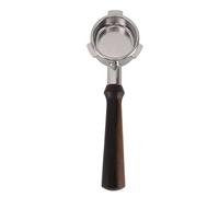 Bonbela 54 mm Bottomless Porta Filter 304 Stainless Steel 3 Ears Removable Coffee Machine Porta Filter with Wooden Handle