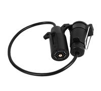 Bonbela 7 Pin Trailer Plug Converter Adapter Double Headed Us to EU Trailer Spark Plug for Car Sockets, with Single Plug-in, Convert Us
