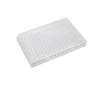 Bonbela 96 Well Tissue Culture Plate Cell Growth Plate Culture Plate 10pcs Clear Polystyrene with Numbered Wells Angled Cover for Laboratory Biology Research (Flat Bottom)