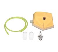 Bonbela Air Fuel Filter Set Spark Plug Air Filter Fuel Line Kit 503 443201 for Husqvarna 51 55 Chainsaw
