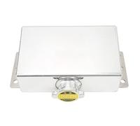 Bonbela Aluminum Alloy Coolant Overflow Tank 1L Universal Expansion | Tig Welded Aluminum Shell, 10AN Female Fitting with Vent o Ring, Internal Baffle Design for Engine Protection, Universal