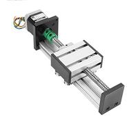 Bonbela Ball Screw Linear Slide High Precision 12mm Shaft 100mm Stroke Linear Actuator with Stepper Motor for CNC Machinery Automation