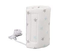Bonbela Bottle Warmer USB Powered Constant Temperature for Baby Milk (Star) | Knitted Fabric Construction, Portable for Car and Travel, Compatible with 5V 2A USB Power Bank