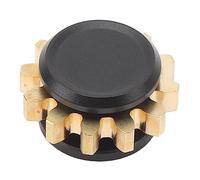 Bonbela Brass Gear Finger Toy, Great for Anxiety Relief, Focus, with ADHD, Autism, Small Size, Pure Brass Gear Fidget Spinner Toy (Black)