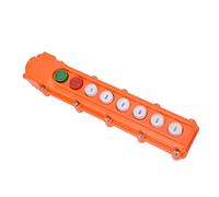 Bonbela Crane Remote Control Hoist Switch, COB-63A IP65 Push Button Box | Rainproof ABS Housing, 5 Current, for Electric Hoist Car Tailgate Outdoor Use