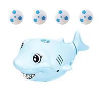 Bonbela Cute Fan Toy, Floating Ball Suspension with USB Charging for Kids, 360° Smooth Round Design, Parent Child Interaction, ABS Material, Blue Pink, 13x6x8cm (Blue (with 4 goals)