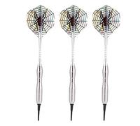 Bonbela Diana Darts, 3 Piece Modern Design Darts Set with 3.5cm Steel Tip and Silver Plated Barrels for Constant Flight and Improved Grip, Great Dartboard Accessories