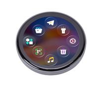 Bonbela Digital Photo Pixels Display Pin Smart Electronic Anime Pin with 7-Color Dynamic LED Effects Bluetooth 5.4 Message Alerts 400mAh Battery for Custom Designs via EFITNESS APP