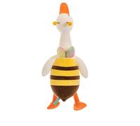 Bonbela Duck Bee Plush Toy, Transformable Design Stuffed Animal for Kids, Soft Down Cotton Fabric, Decorative Pillow Bee Shape Toy, Caters to (L Size 8 30cm / 11.8in)