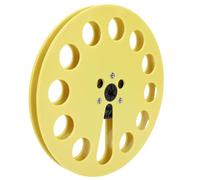 Bonbela Empty Takeup Reel 1/4 7 Inch ABS with 12 Holes for Reel to | Universal Replacement for TEAC and ReVox Studer Decks, Plastic Open Sound Tape Reel, Smooth Airflow, Durable Analog