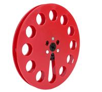Bonbela Empty Takeup Reel 1/4 7 Inch ABS with 12 Holes for Reel to | Universal Replacement for TEAC and ReVox Studer Decks, Plastic Open Sound Tape Reel, Smooth Airflow, Durable Analog