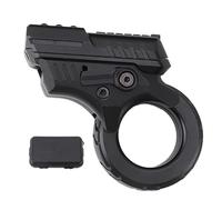 Bonbela Fingertip Toy Gun Adult Fidgety Anxiety Sufferers Stress Relief Cool Easter Gift Toy for Boy (Black)