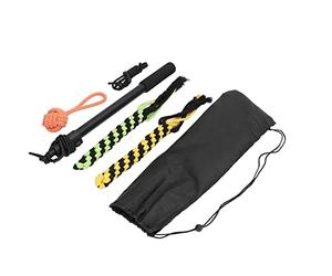 Bonbela Flirt Pole Toy Retractable 40-101cm Interactive Training Toy for Dogs with Elasticated Cord Improve Intelligence Obedience Stamina for Small Medium Large Dogs