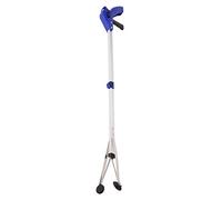 Bonbela Foldable Reacher Grabber Extendable Trash Picker with Rubber Suction Cup for Home Garden Office Car 32.7in Lightweight Aluminum Litter Tool (Aluminum Square Tube)