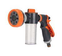 Bonbela Garden Hose Breast 8 Spray Pattern Hose Hand Spray Flowers Irrigation Car Washing Pet Shower