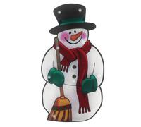 Bonbela Illuminated Decoration Snowman Led Window Hanging Lamp With Arrival Cup For Stage Layout