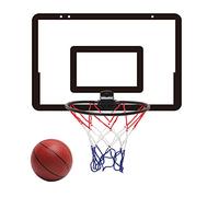 Bonbela Indoor Mini Basketball Hoop Set Punch Hanging Type Mobile Mini Basketball Hoop for Door