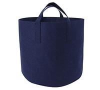 Bonbela Large Degradable Breathable Handheld Pots Plant Pouch Round Pot Container Vegetable Grow Bag