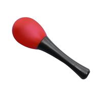 Bonbela Marakas Kids Holiday Party Shaker Rattle Hand Percussion Musical Instrument Educational Toys For Early Education (Red)